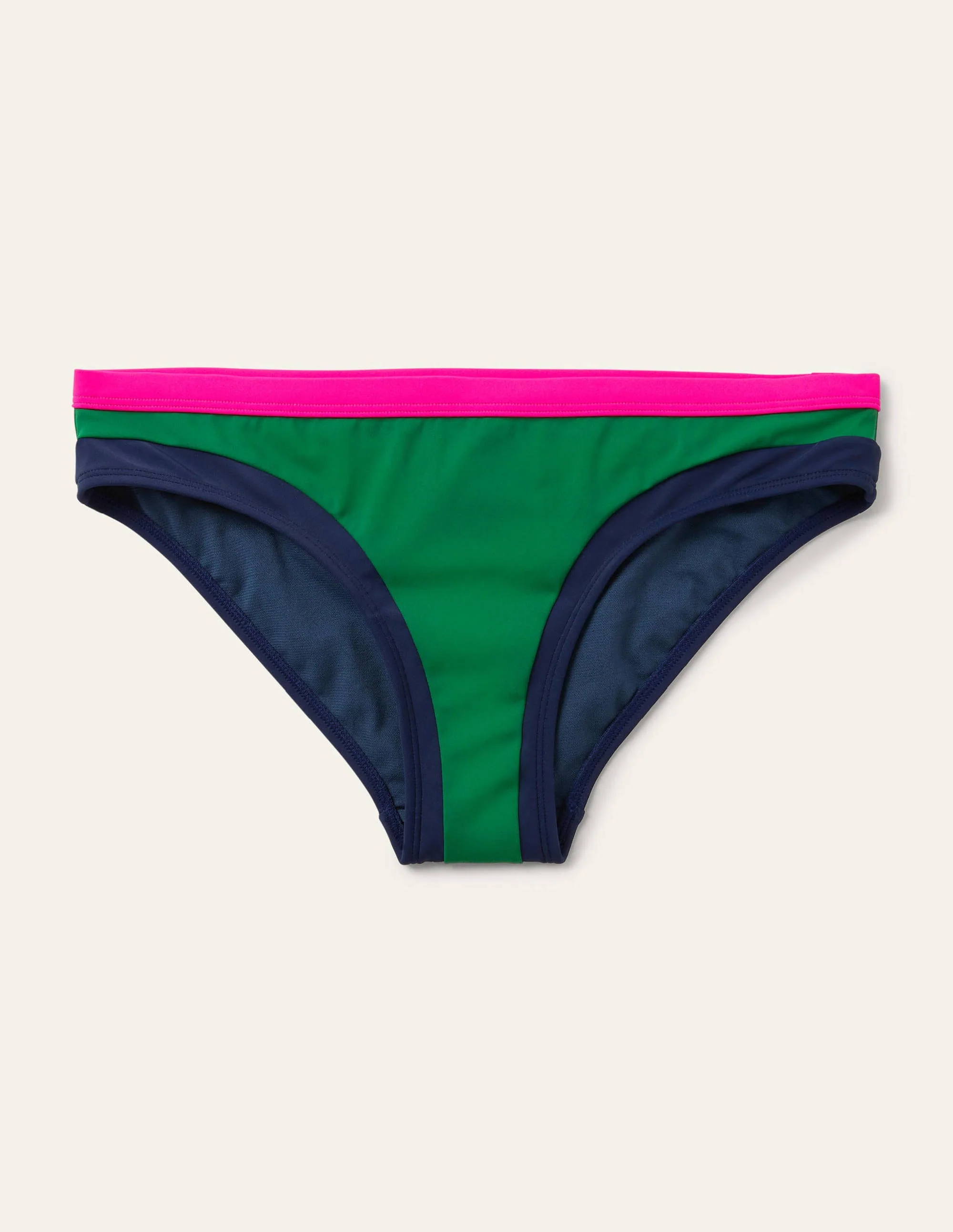 Santorini Bikini Bottoms-Verde Colourblock - Image 6