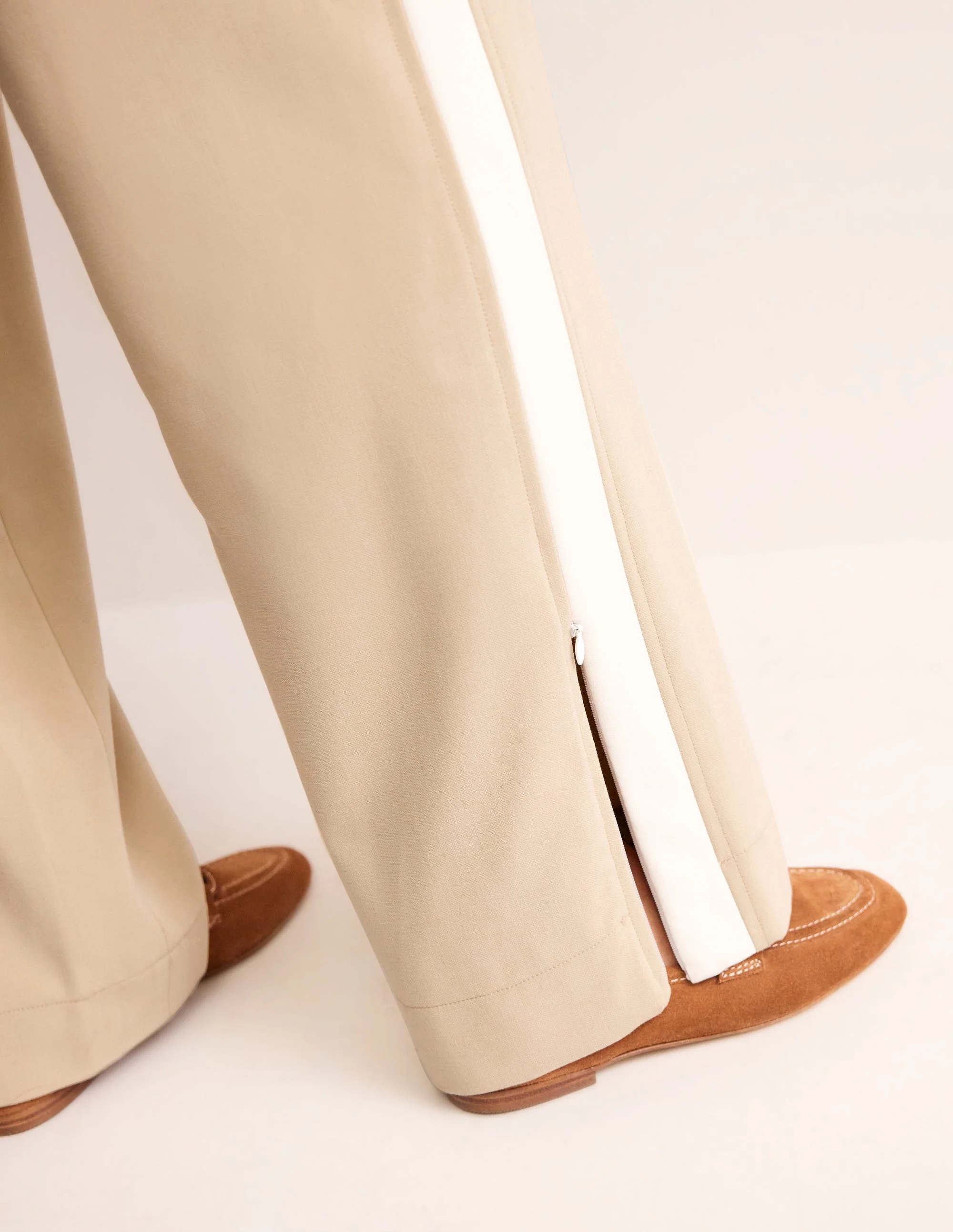 Side Stripe Pull-on Pants-Neutral - Image 2