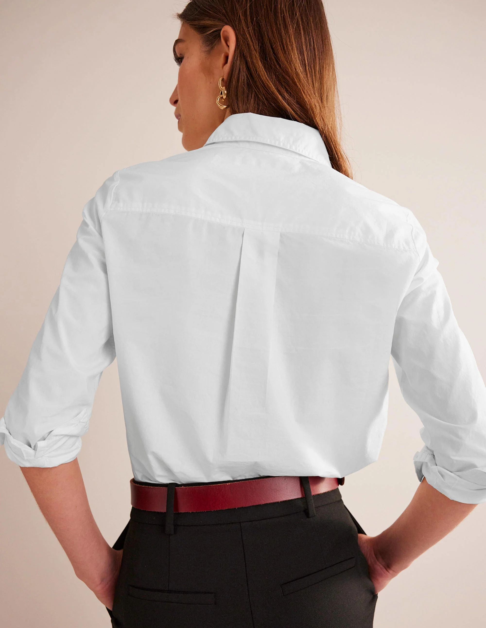 Sienna Cotton Shirt-White - Image 4