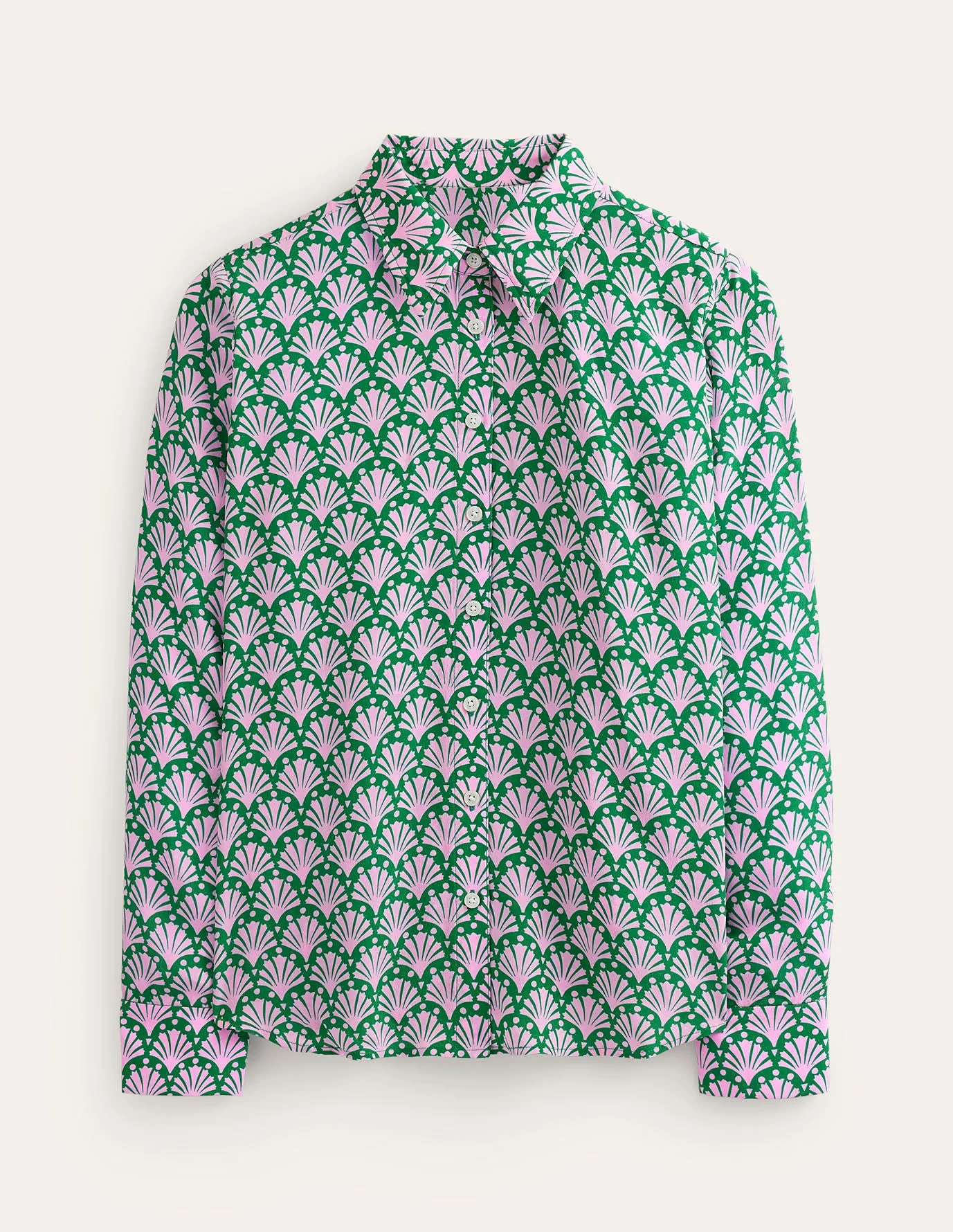 Sienna Silk Shirt-Sweet Lilac, Shells - Image 5