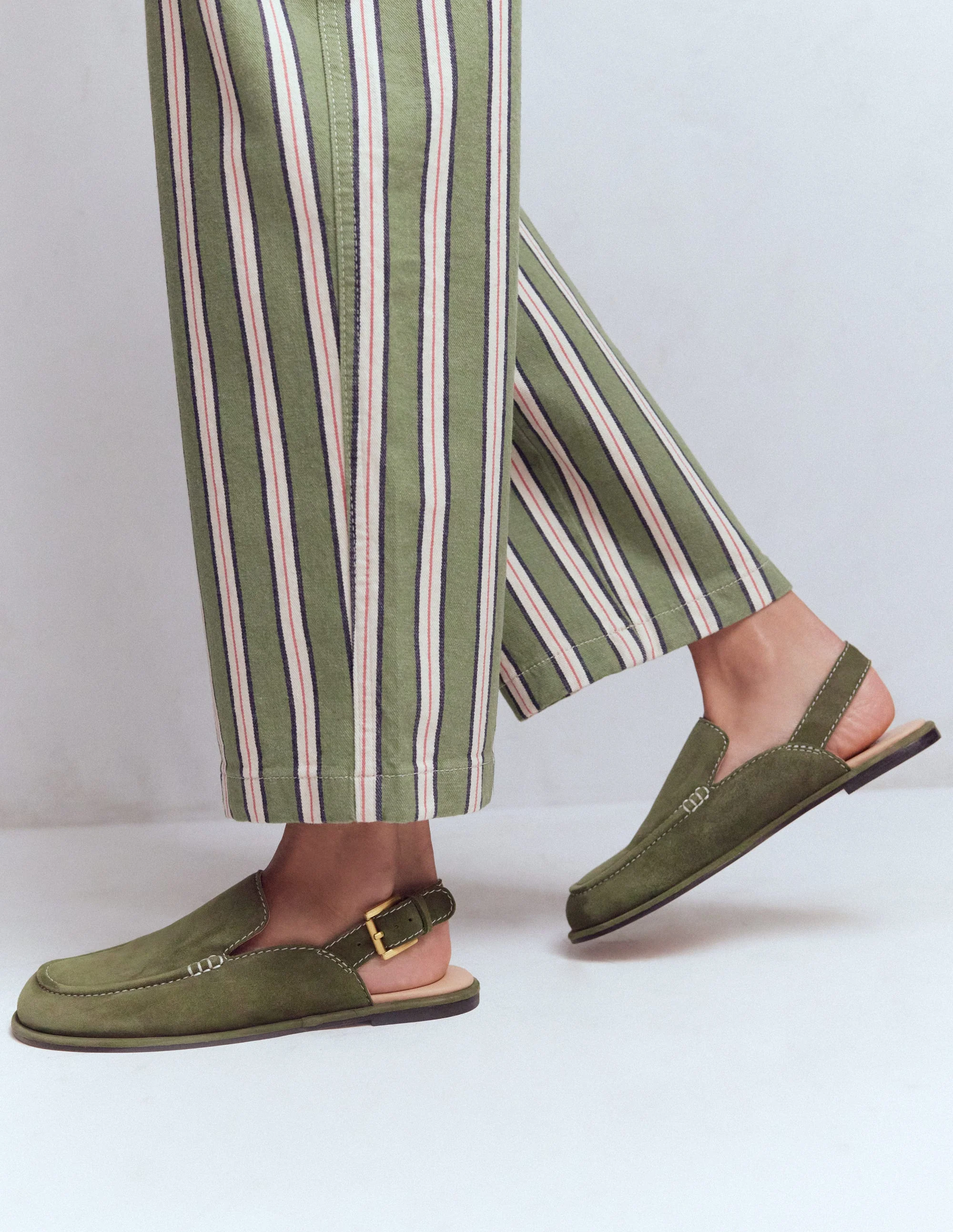 Slingback Clog-Deep Olive - Image 2