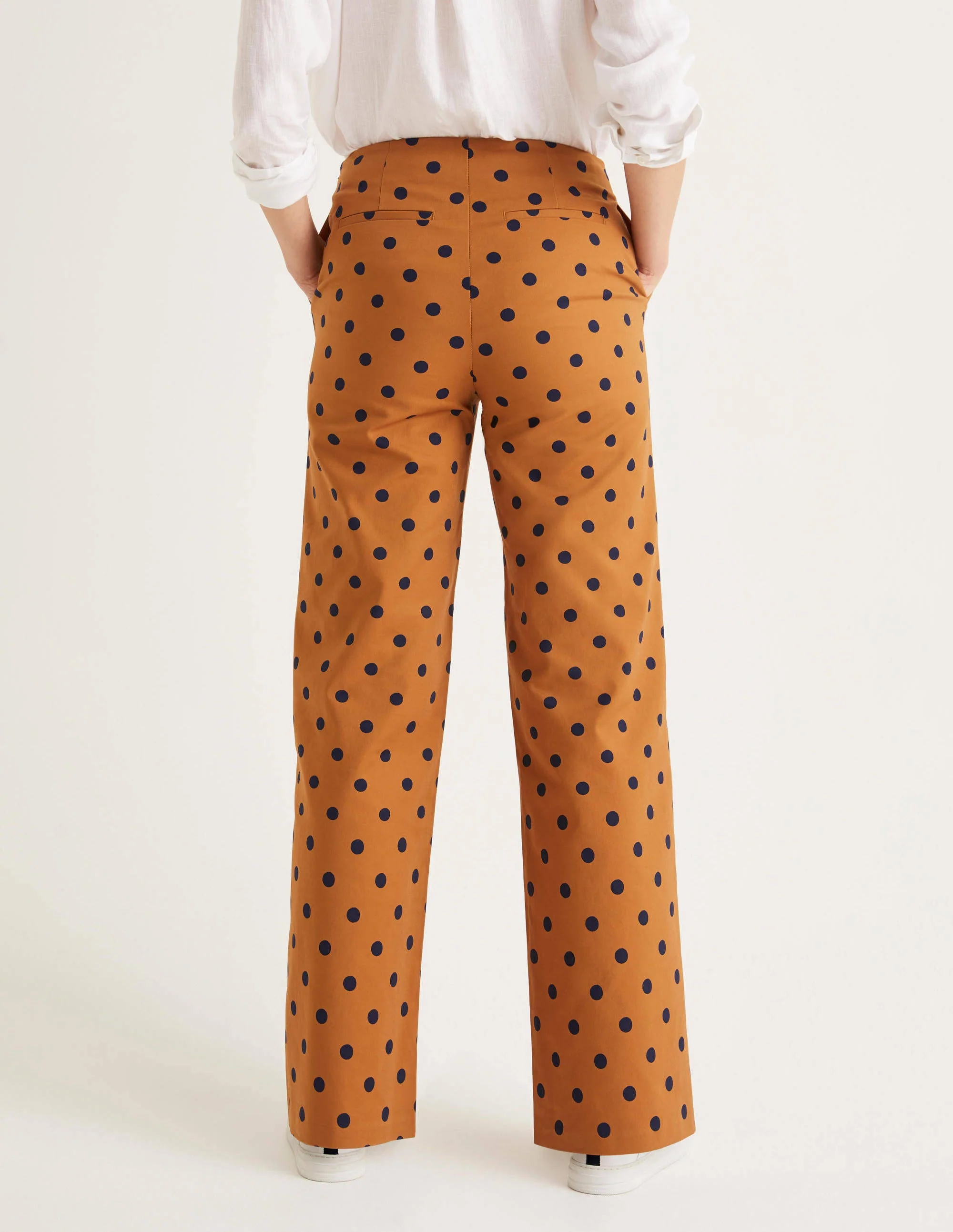 Sloane Wide Leg Pants-Gingerbread Spot - Image 3