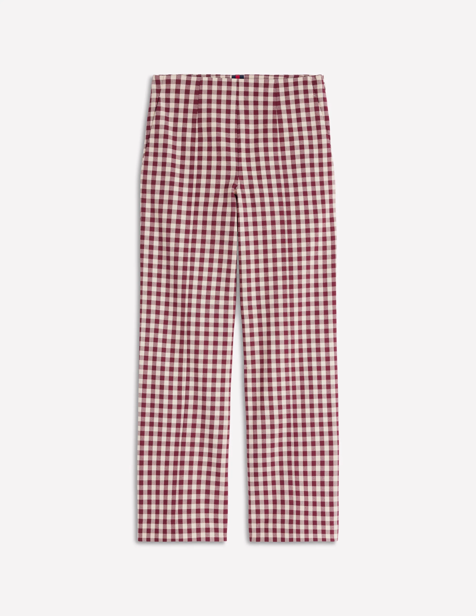 Smart 7/8 Pants-Chestnut Gingham - Image 6