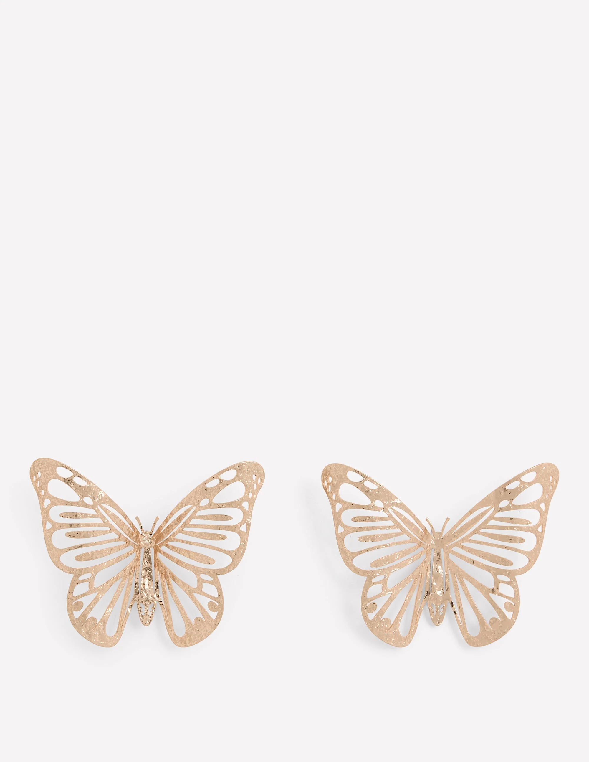 Statement Hammered Studs-Butterfly - Image 3