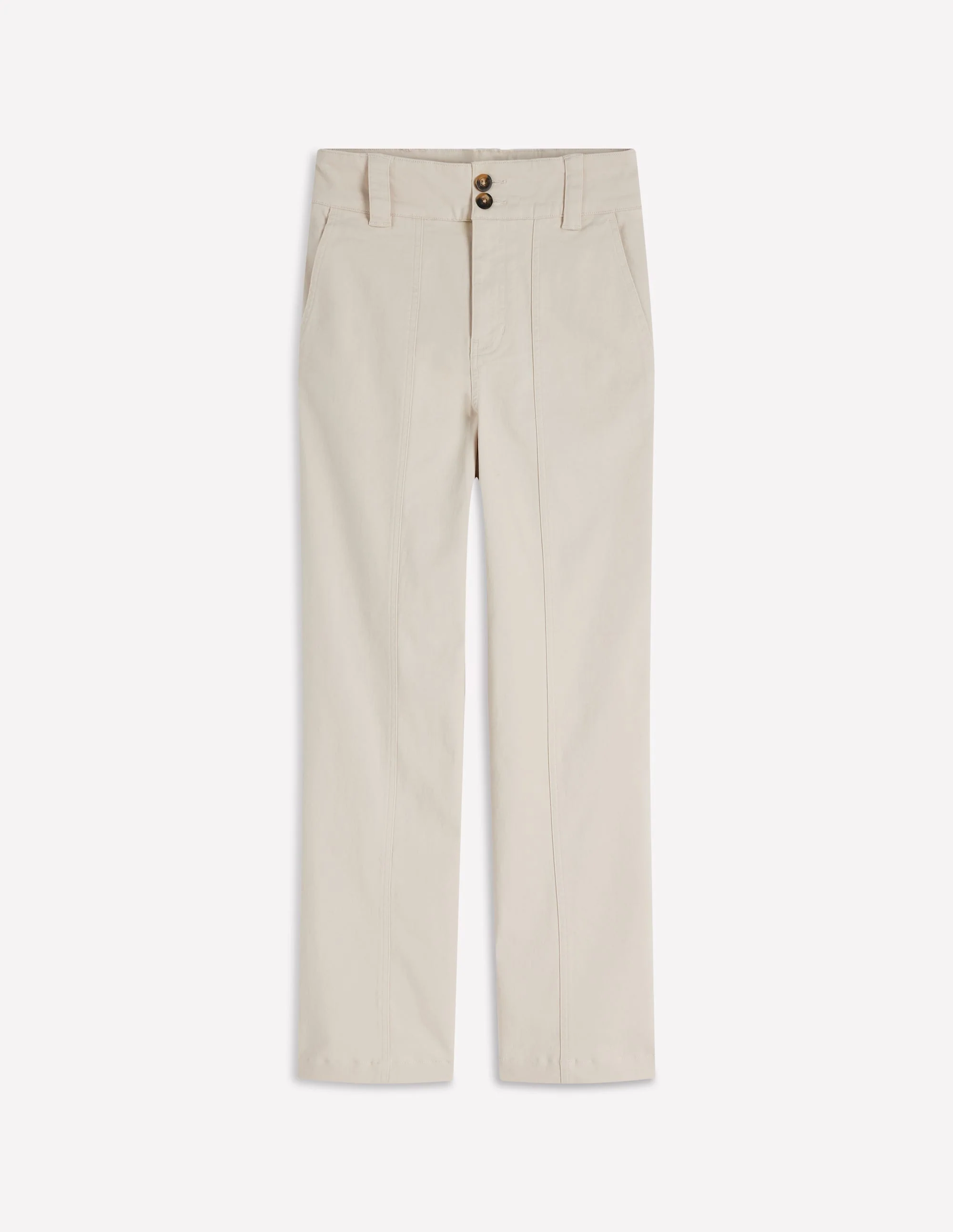 Straight Leg Chino Pants-Almond Milk - Image 6