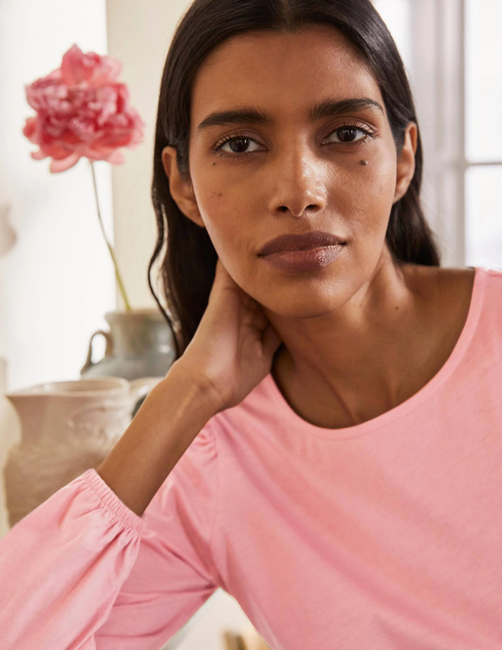 Supersoft Long Sleeve Top-Formica Pink - Image 2