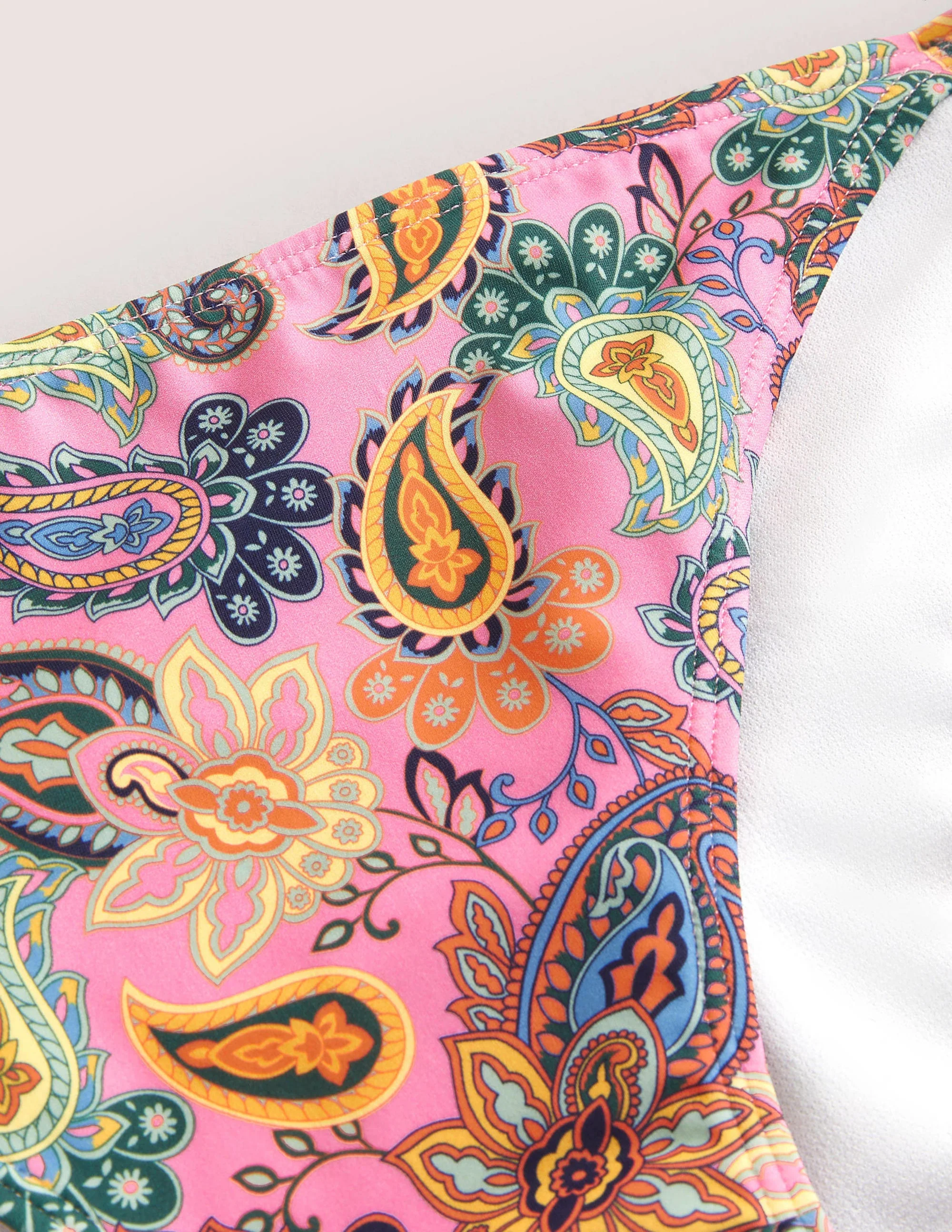 Symi String Bikini Bottoms-Cherry Blossom, Paisley Charm - Image 6