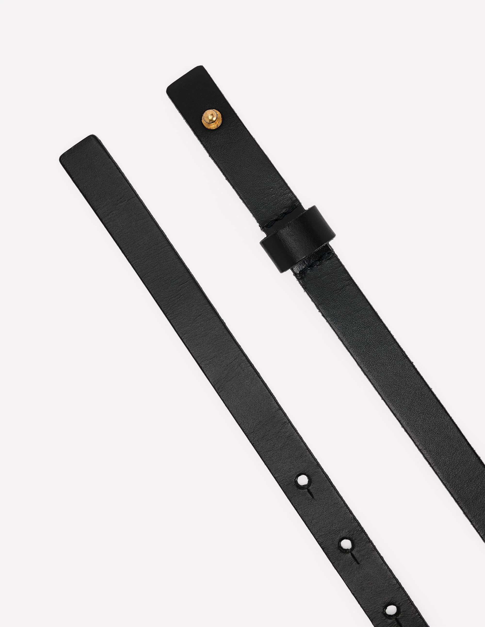 T-bar Ring Belt-Black - Image 3
