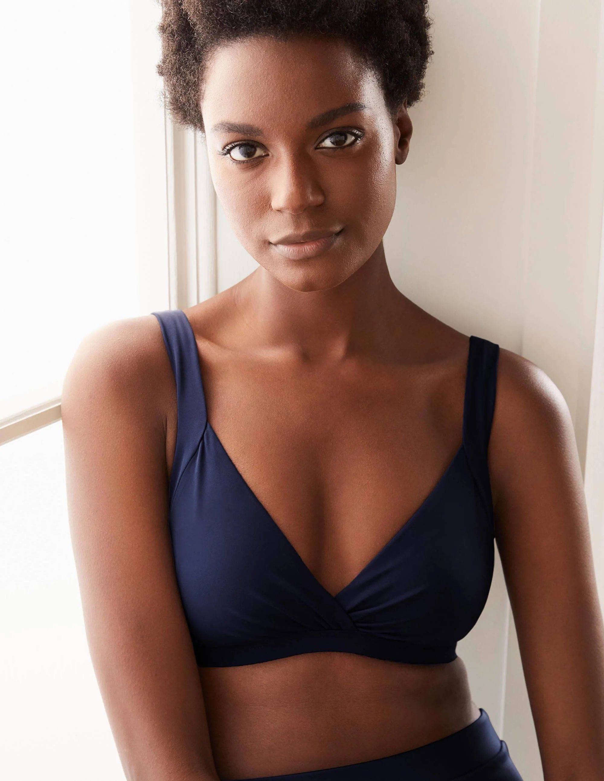 Talamanca Bikini Top-French Navy - Image 3