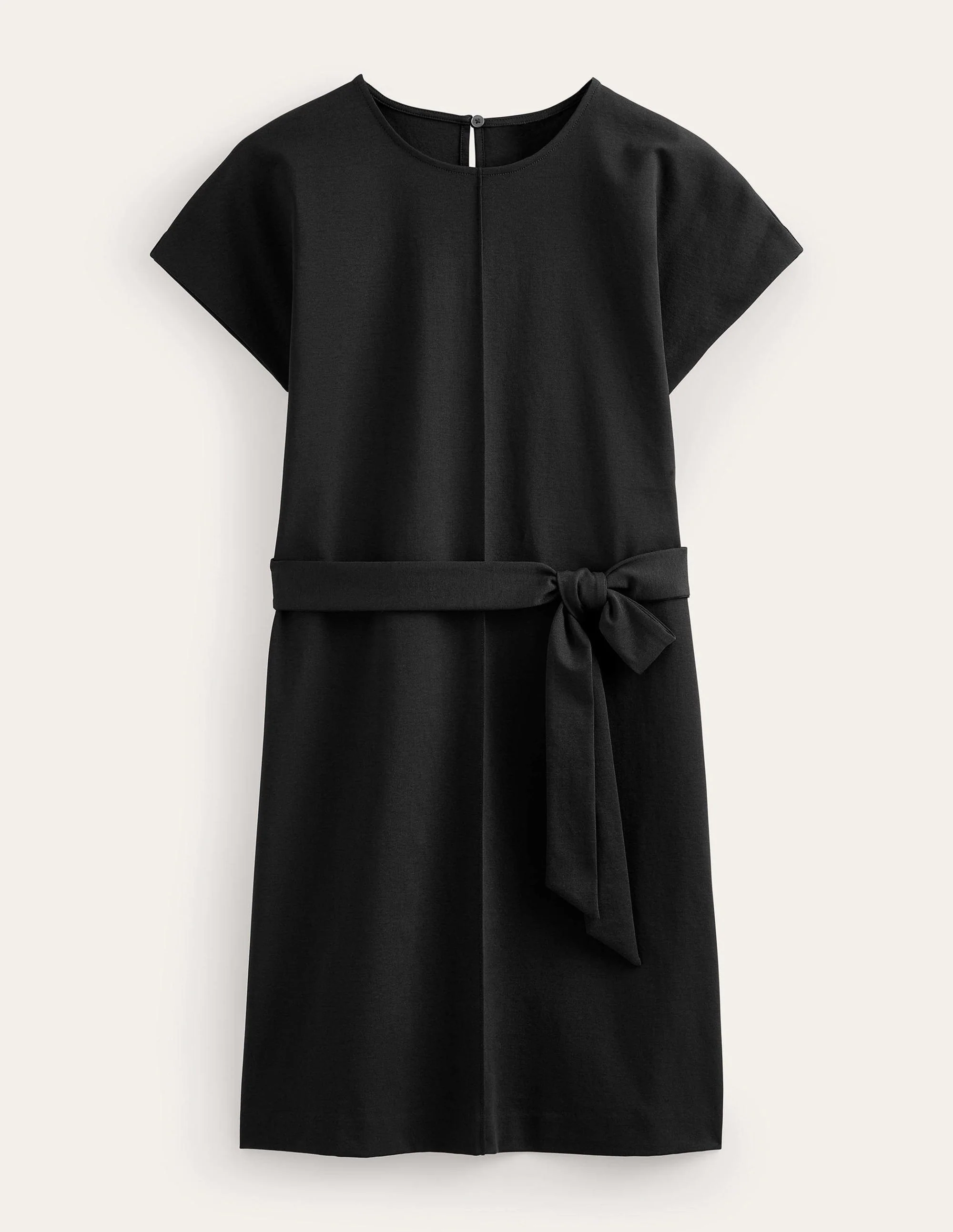 Tara Ponte T-Shirt Dress-Black - Image 5