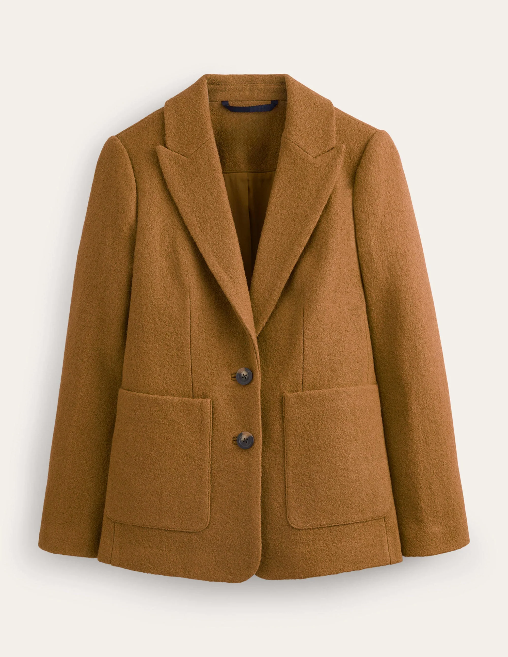 The Marylebone Textured Blazer-Camel - Image 8