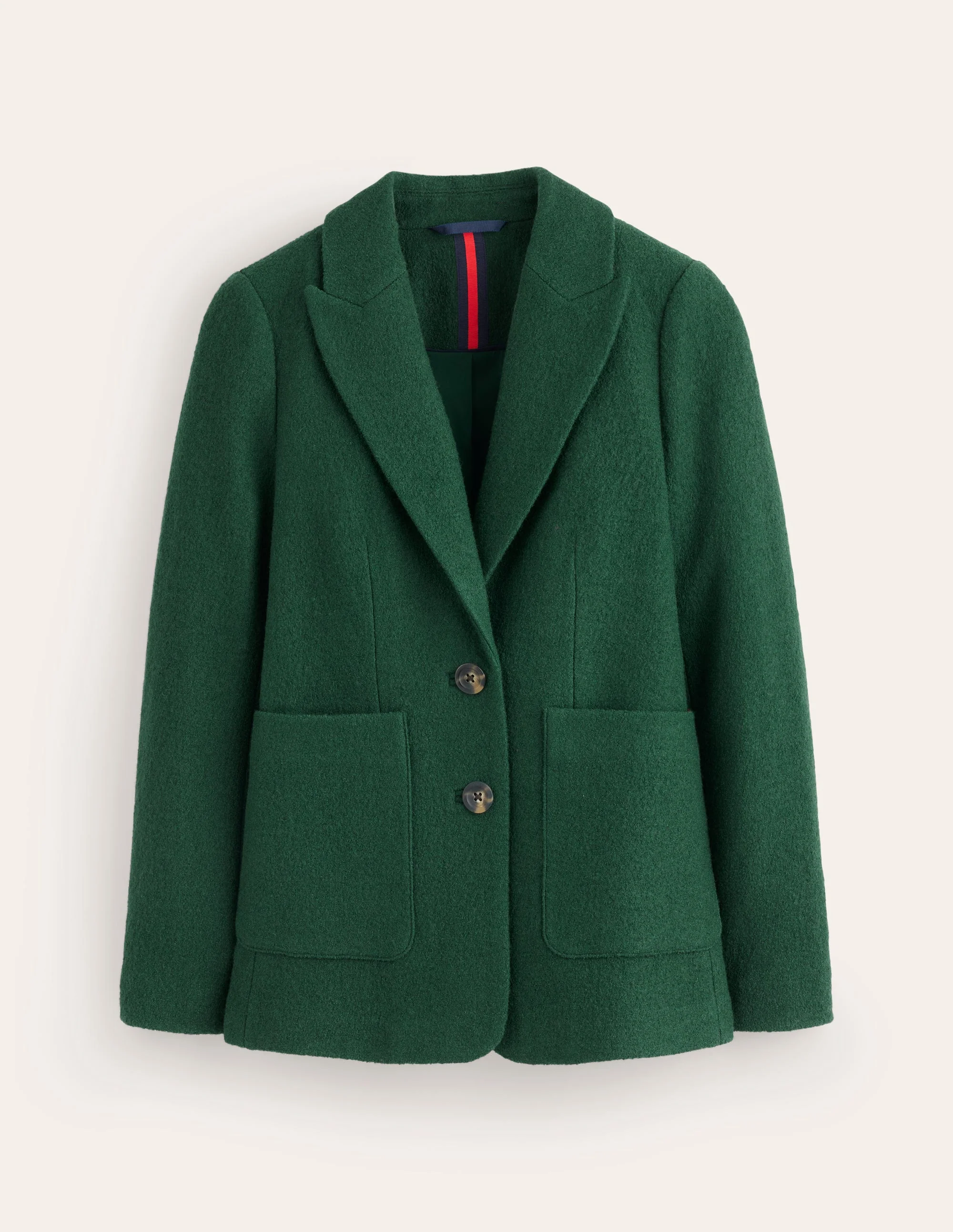 The Marylebone Textured Blazer-Dark Green - Image 6