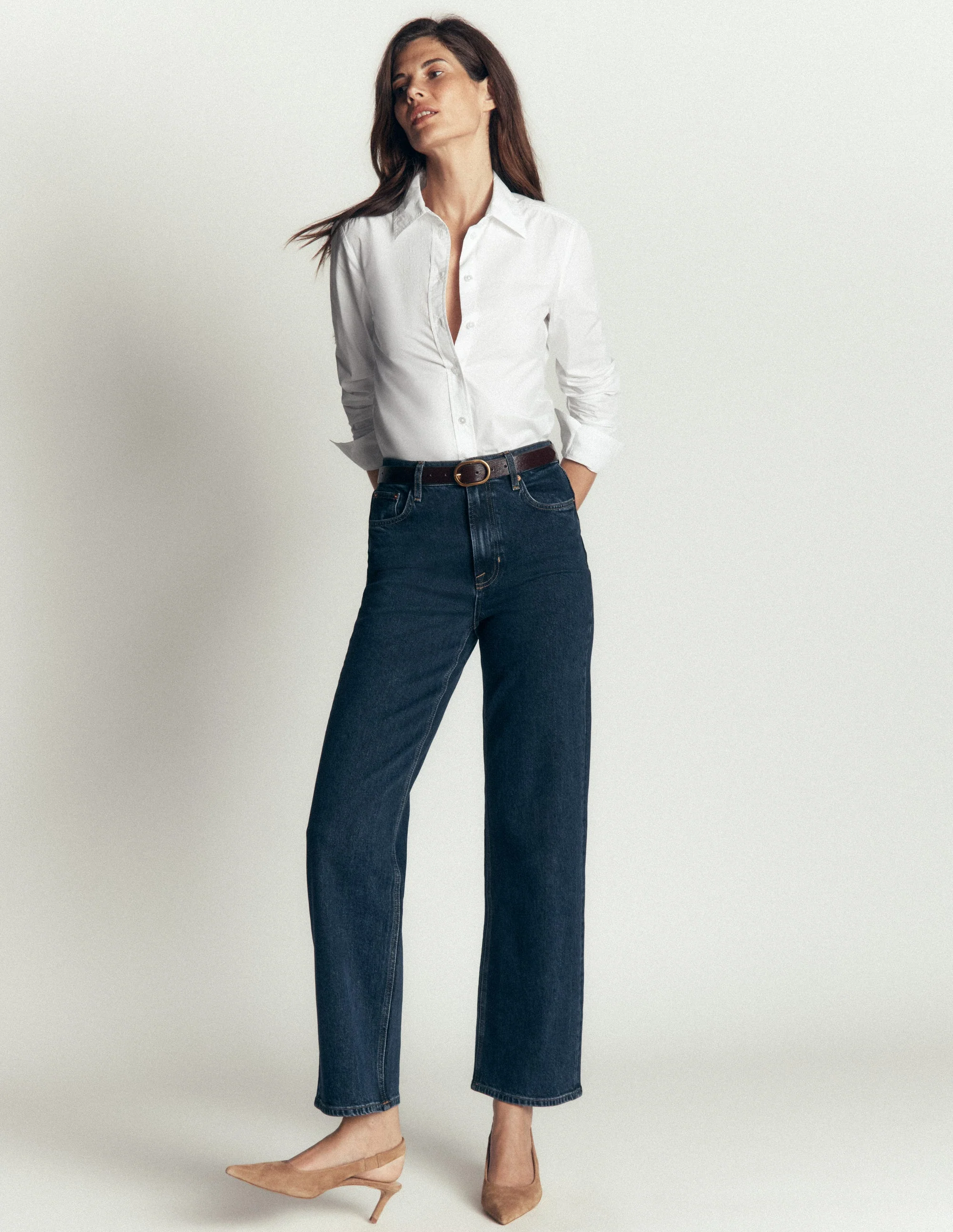 The New Sienna Cotton Shirt-White - Image 4