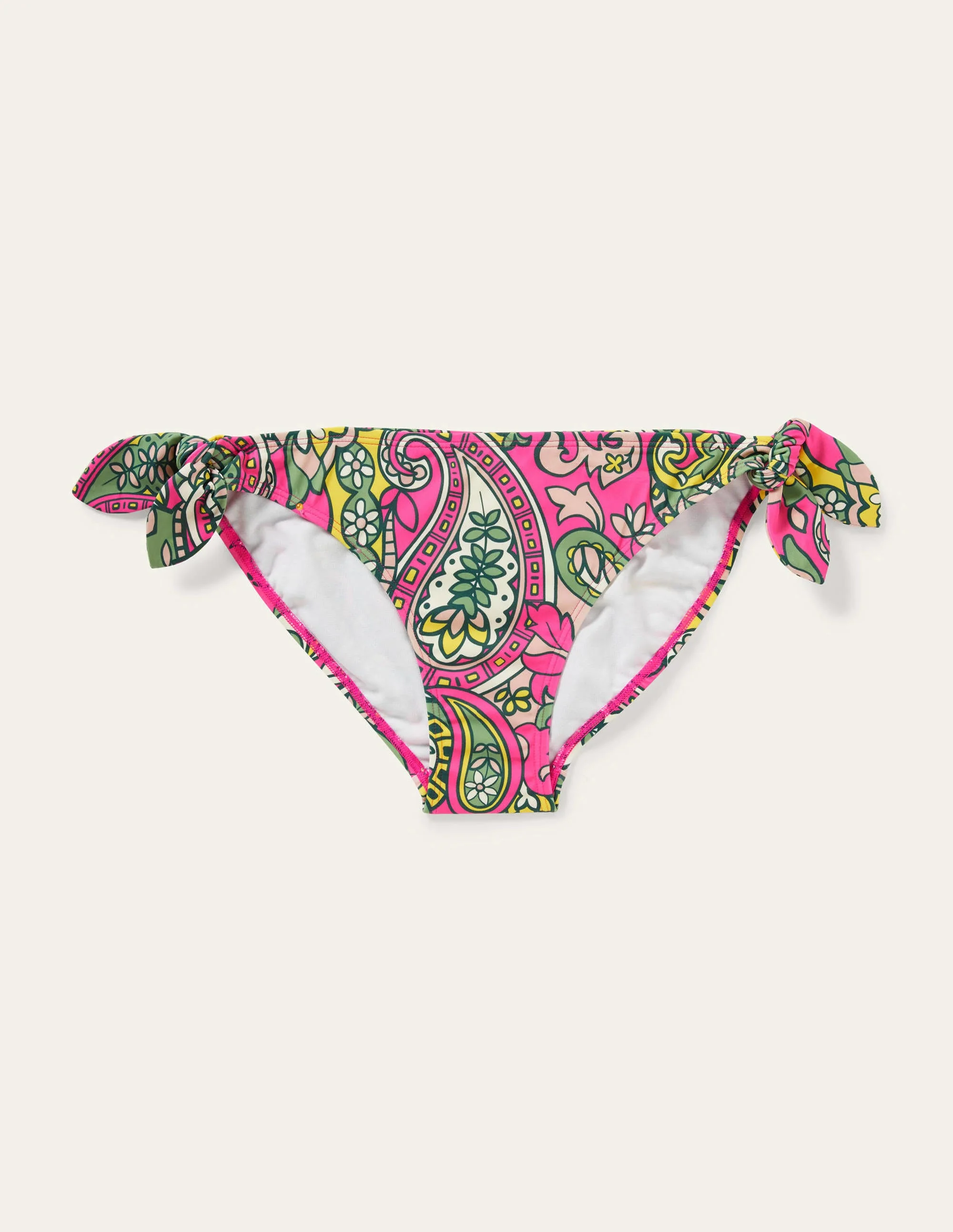 Tie Side Bikini Bottoms-Multi, Paisley Horizon - Image 5