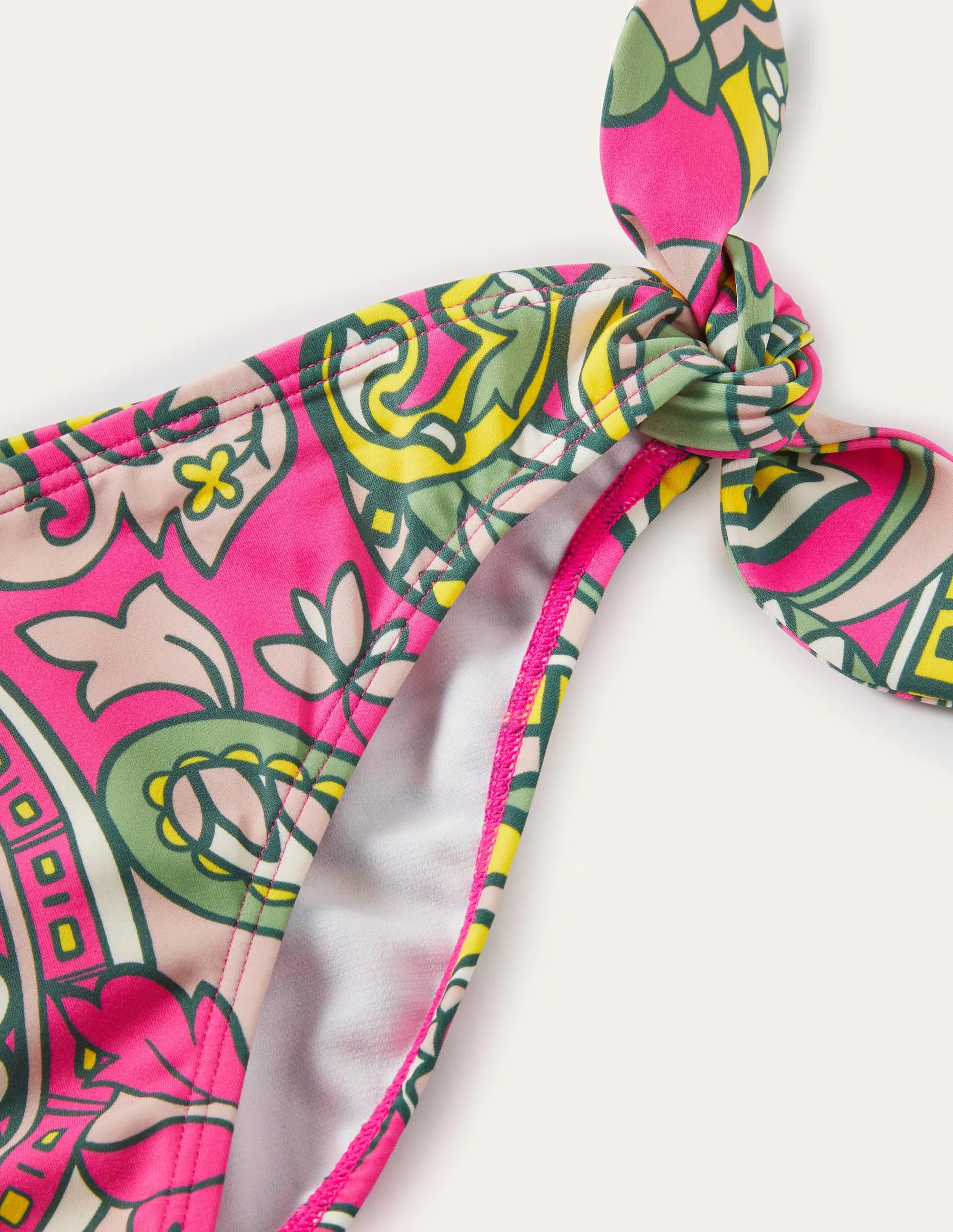 Tie Side Bikini Bottoms-Multi, Paisley Horizon - Image 6