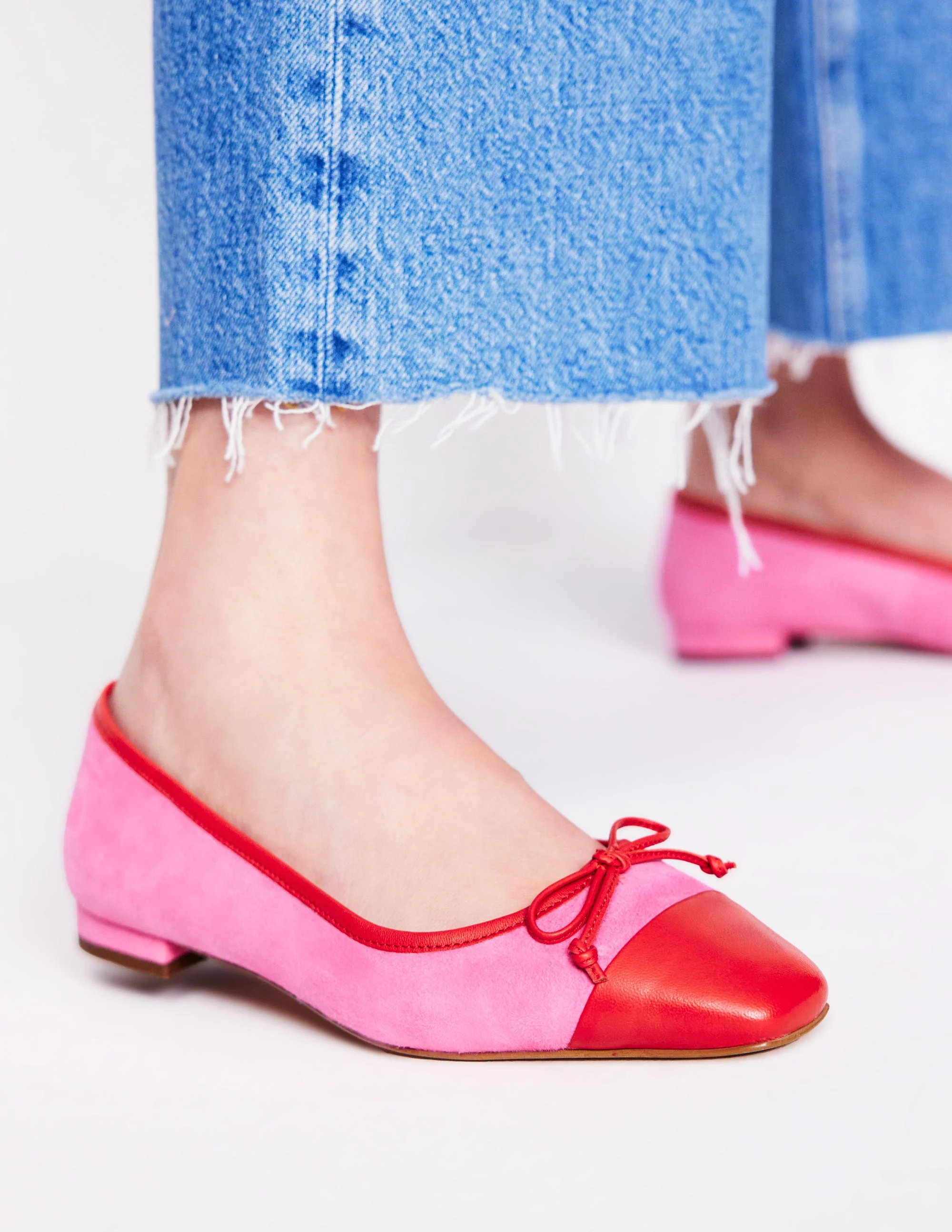 Toe Cap Ballet Flat-Festival Pink - Image 2
