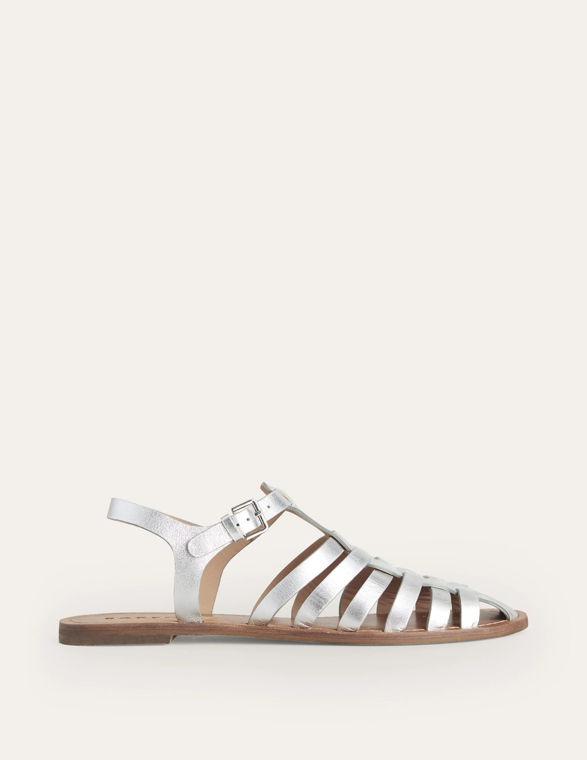 Traditional Fisherman Sandals-Silver - Image 2