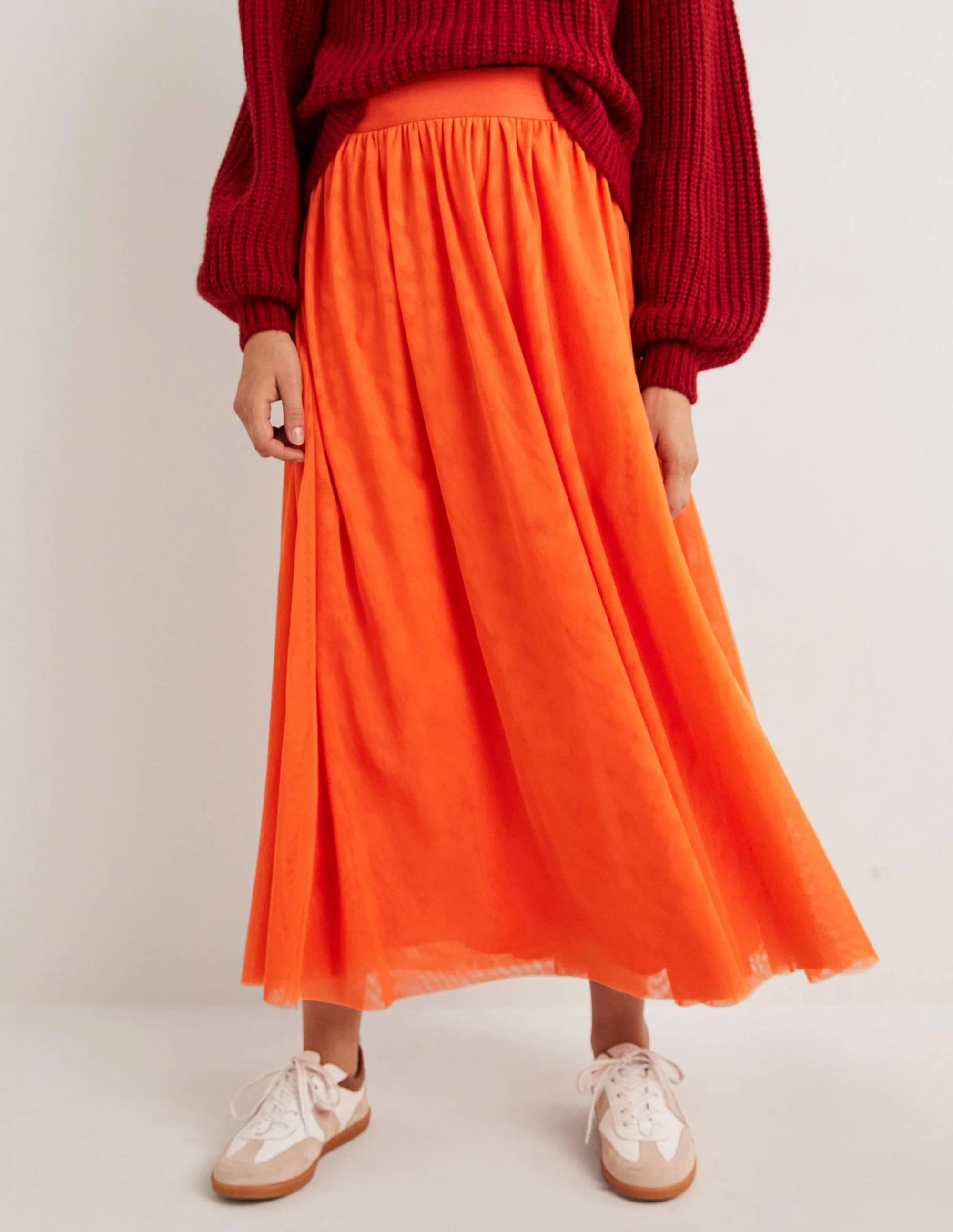 Tulle Full Midi Skirt-Tigerlily - Image 4