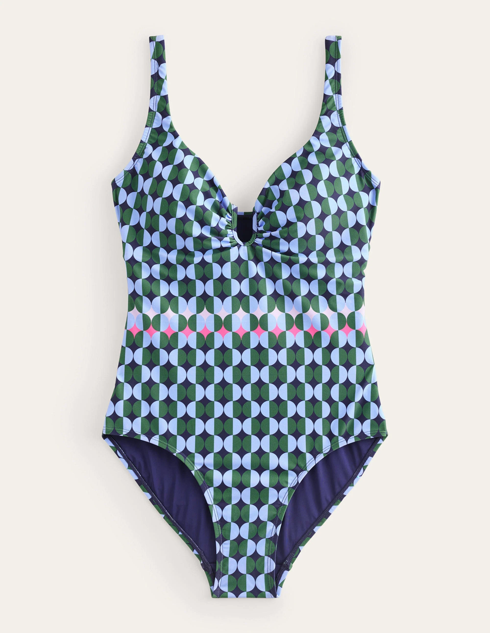 U-Bar Swimsuit-Cornflower, Multi Geo - Image 7