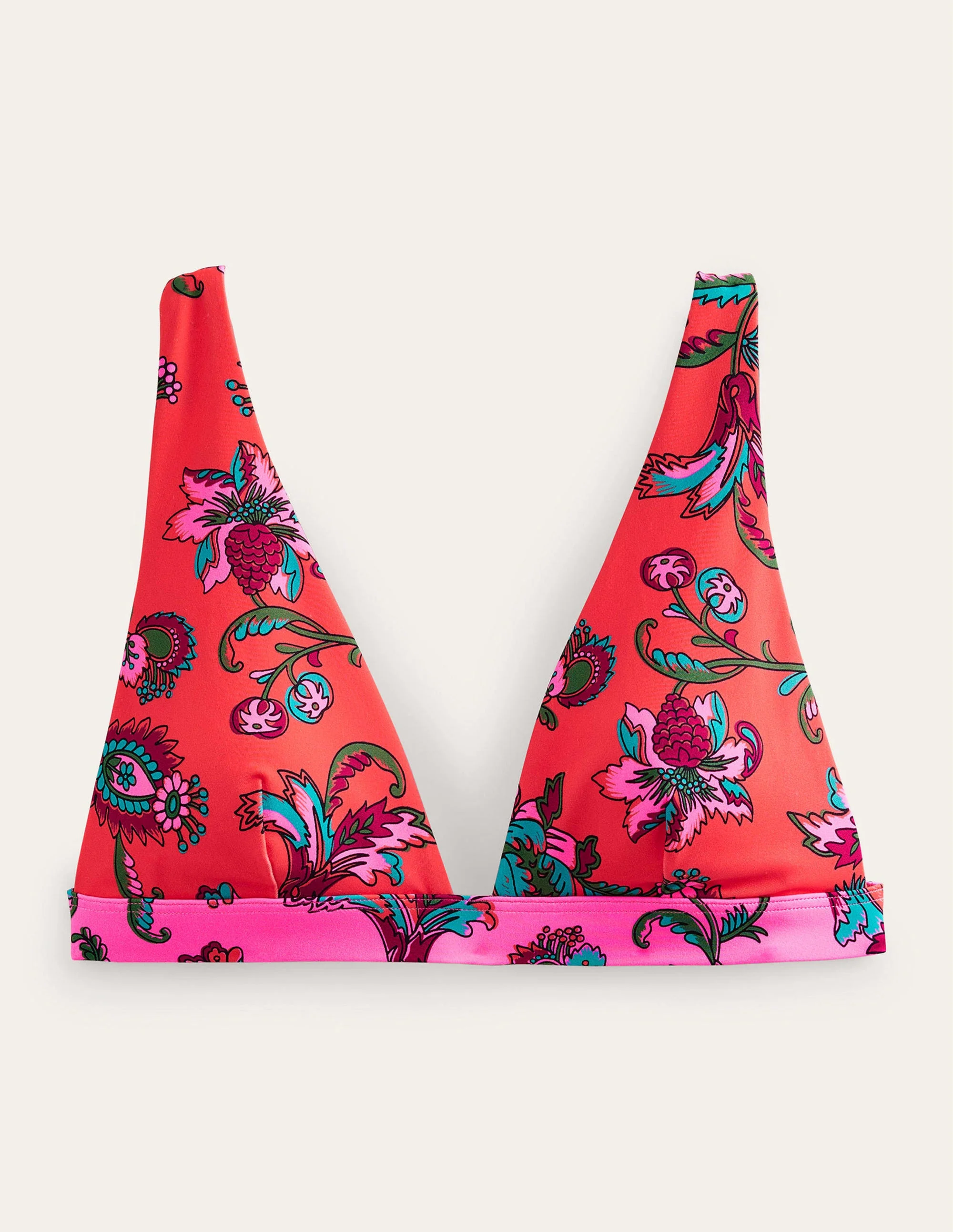 Underband Bikini Top-Spice Pink Floral - Image 4