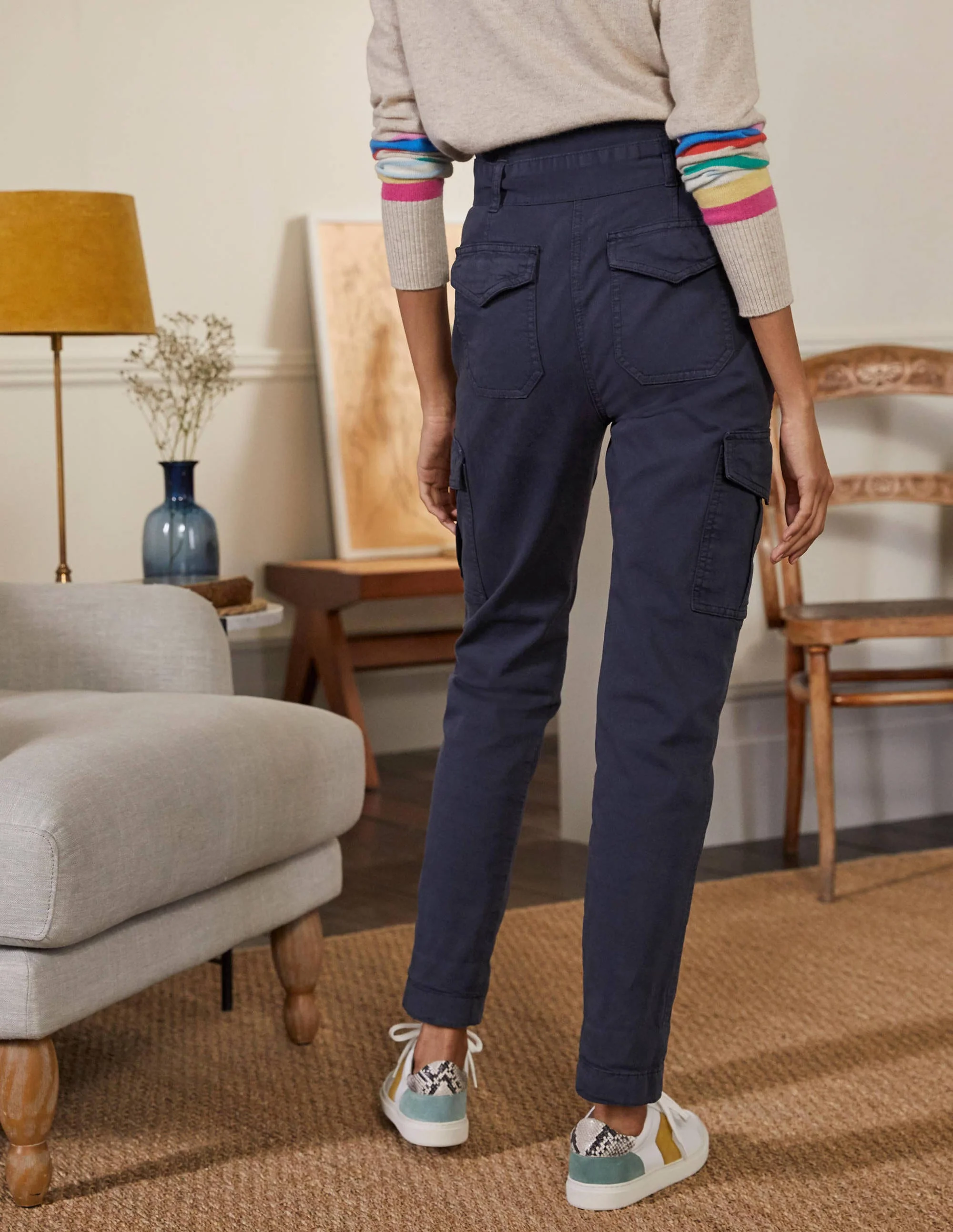 Utility Cargo Pants-Navy - Image 3