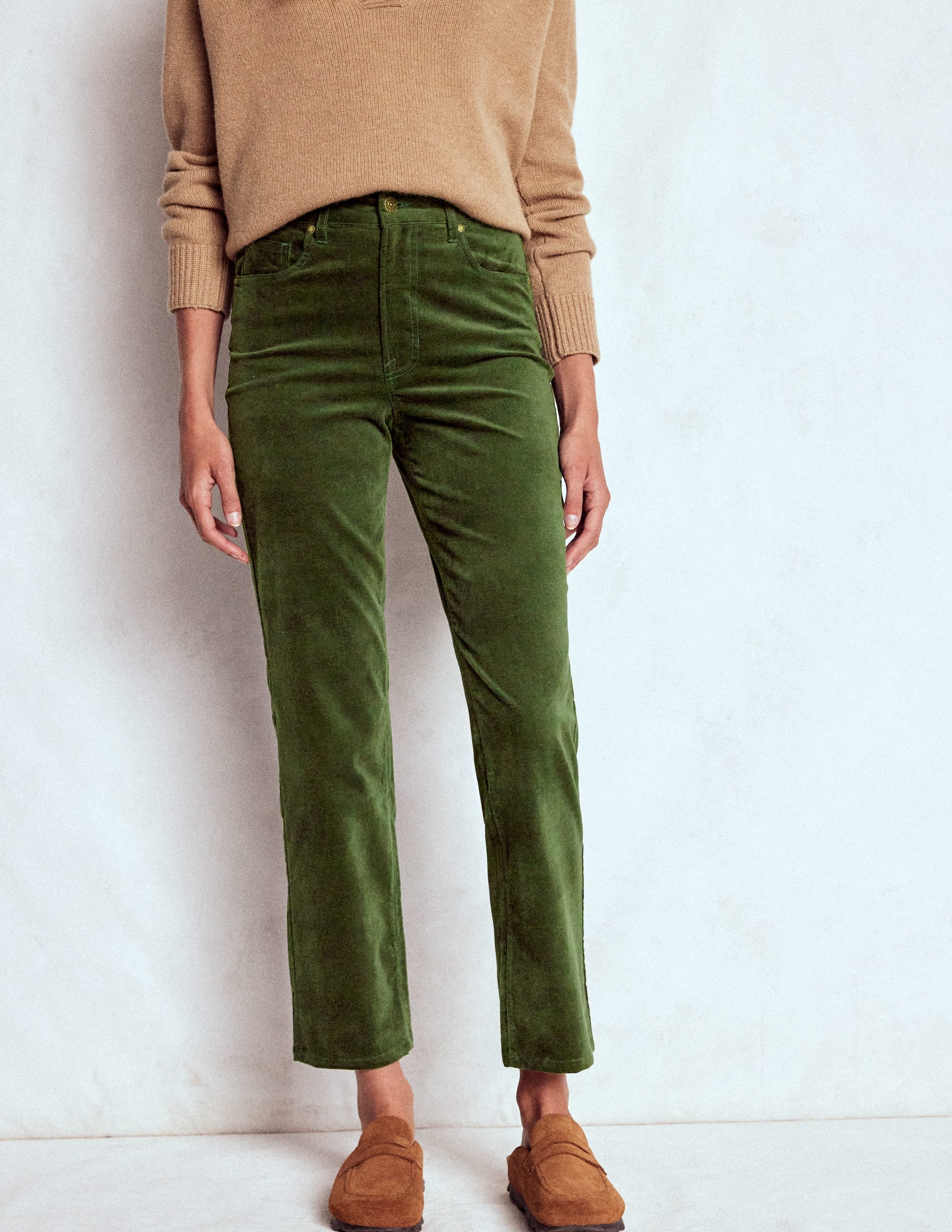 Velveteen Straight Jeans-Douglas Fir - Image 4
