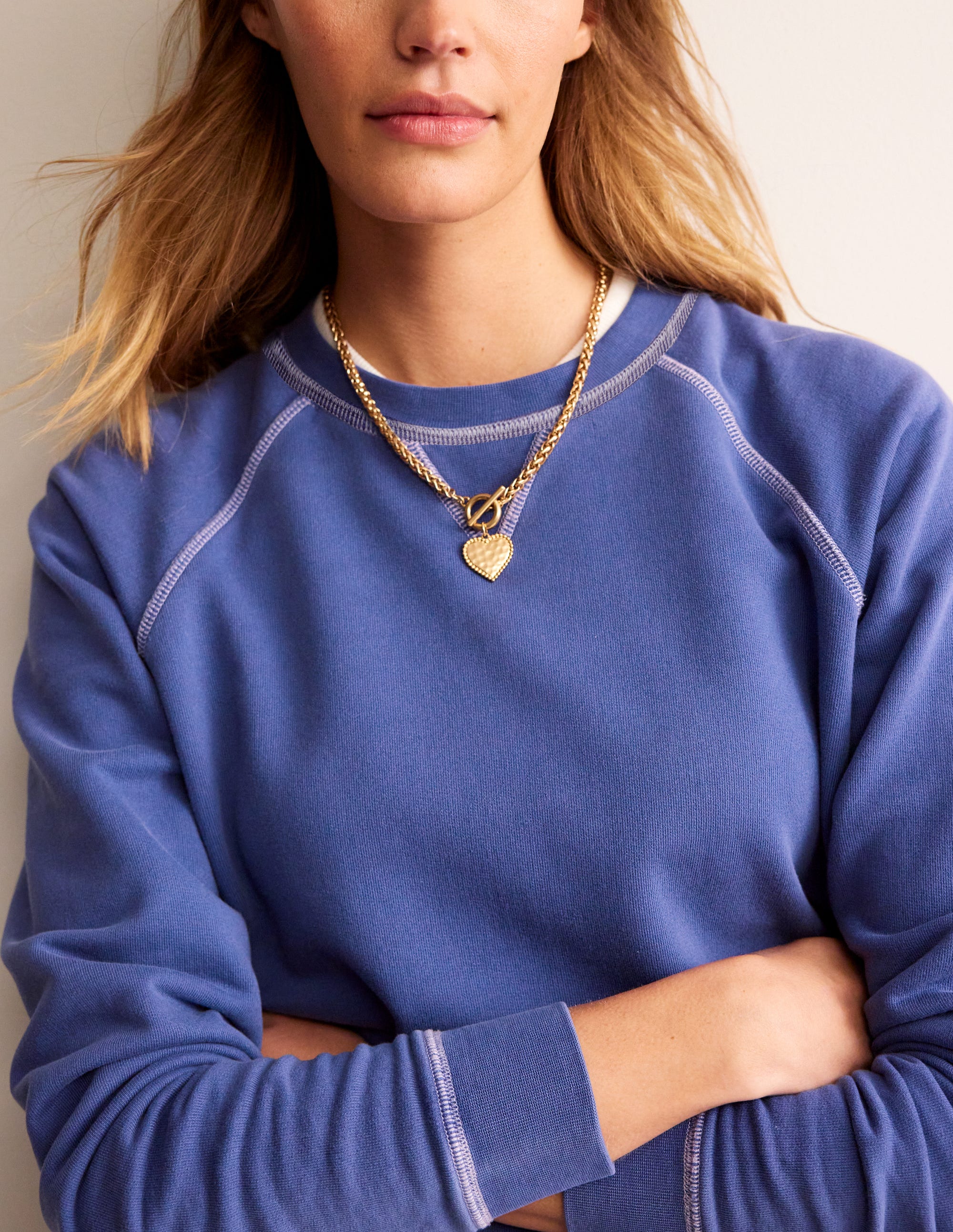 Washed Raglan Sweatshirt-Soft Starboard - Image 2