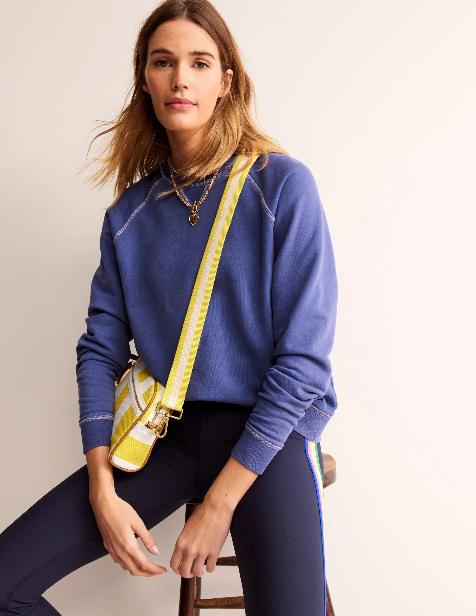 Washed Raglan Sweatshirt-Soft Starboard - Image 4