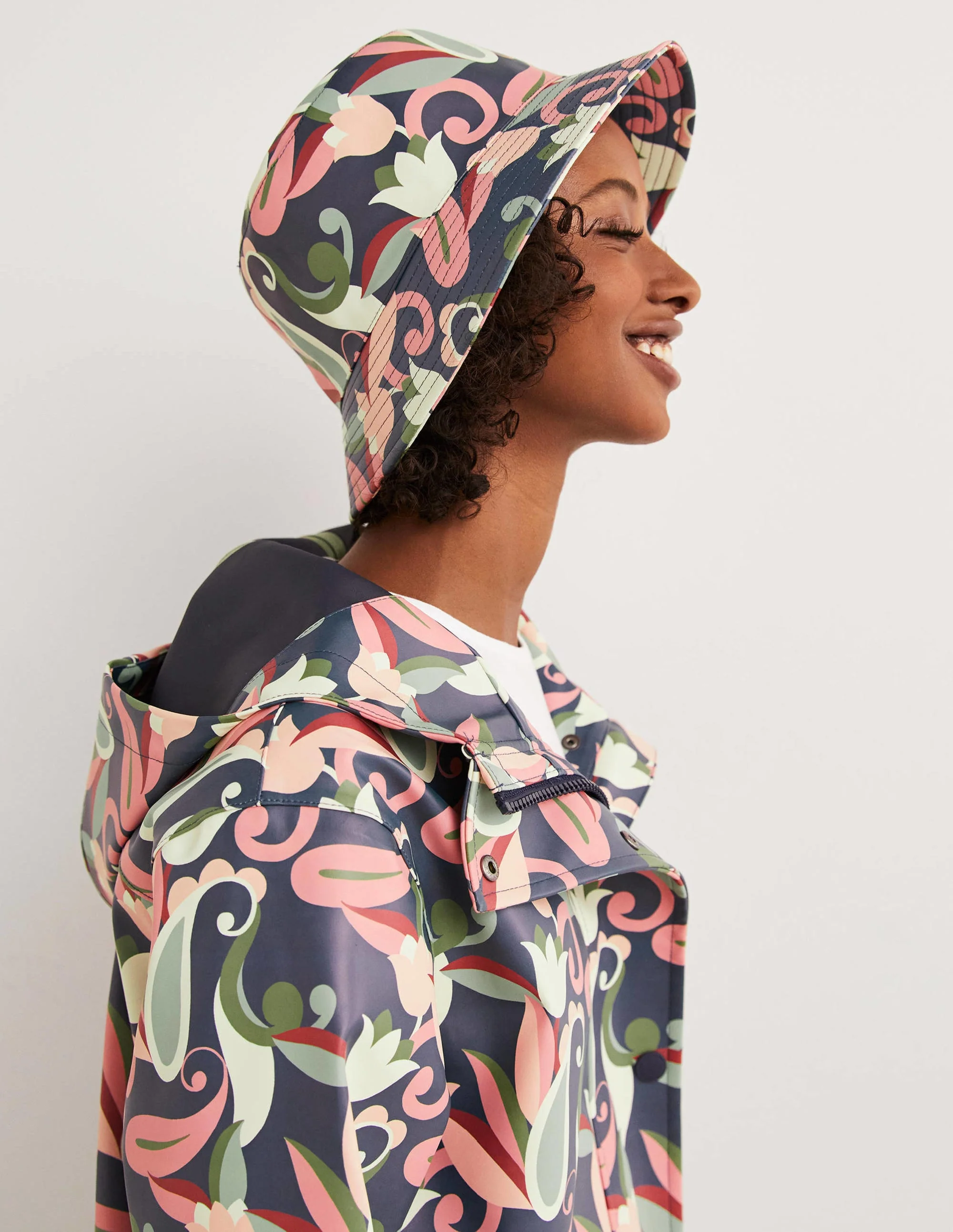 Waterproof Bucket Hat-Multi, Paisley Meadow - Image 4