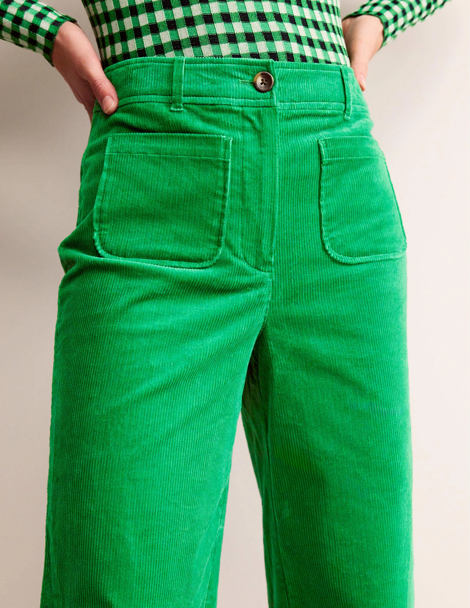 Westbourne Corduroy Pants-Highland Green - Image 2