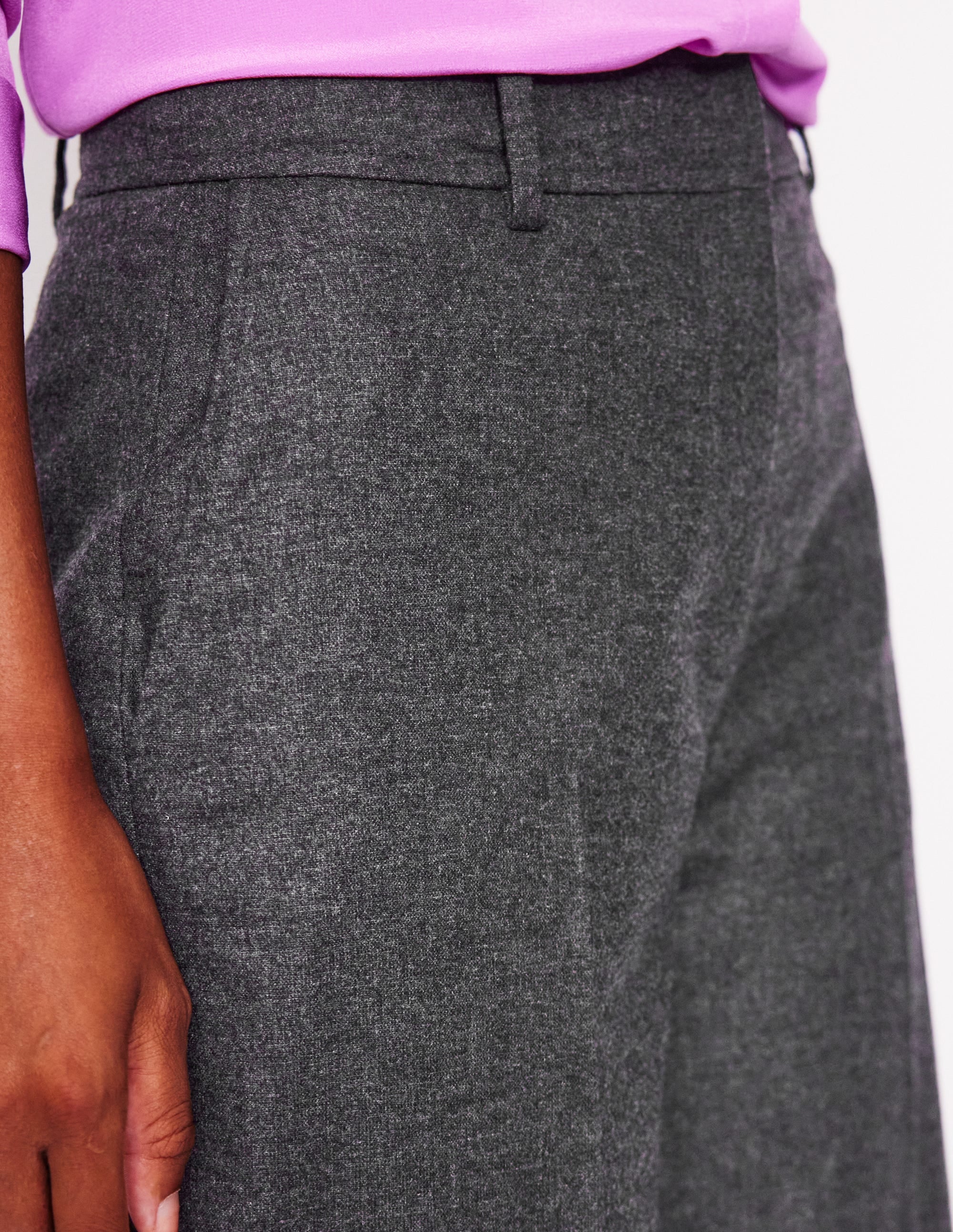 Westbourne Wool Blend Pants-Grey - Image 2