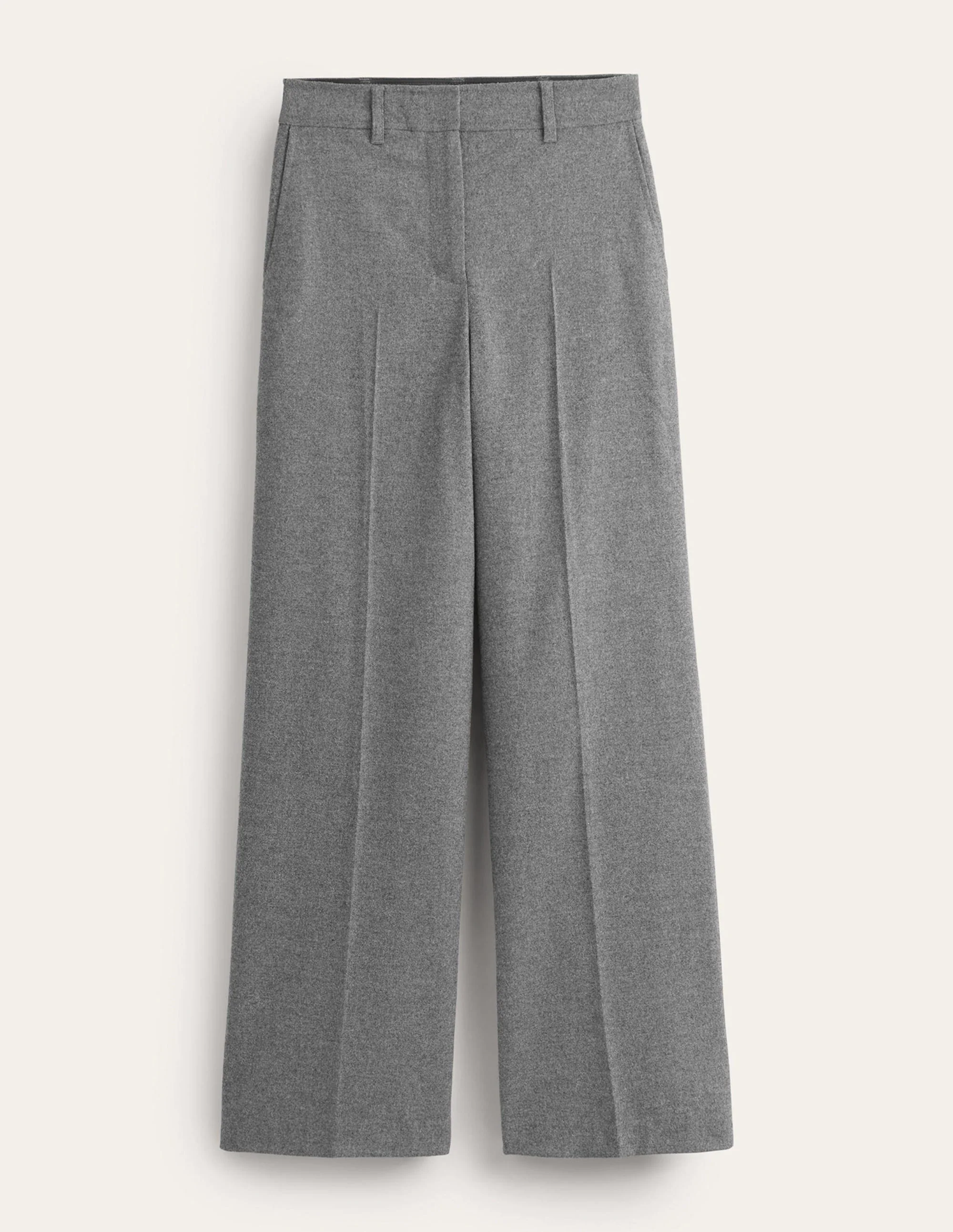 Westbourne Wool Pants-Charcoal Marl - Image 5