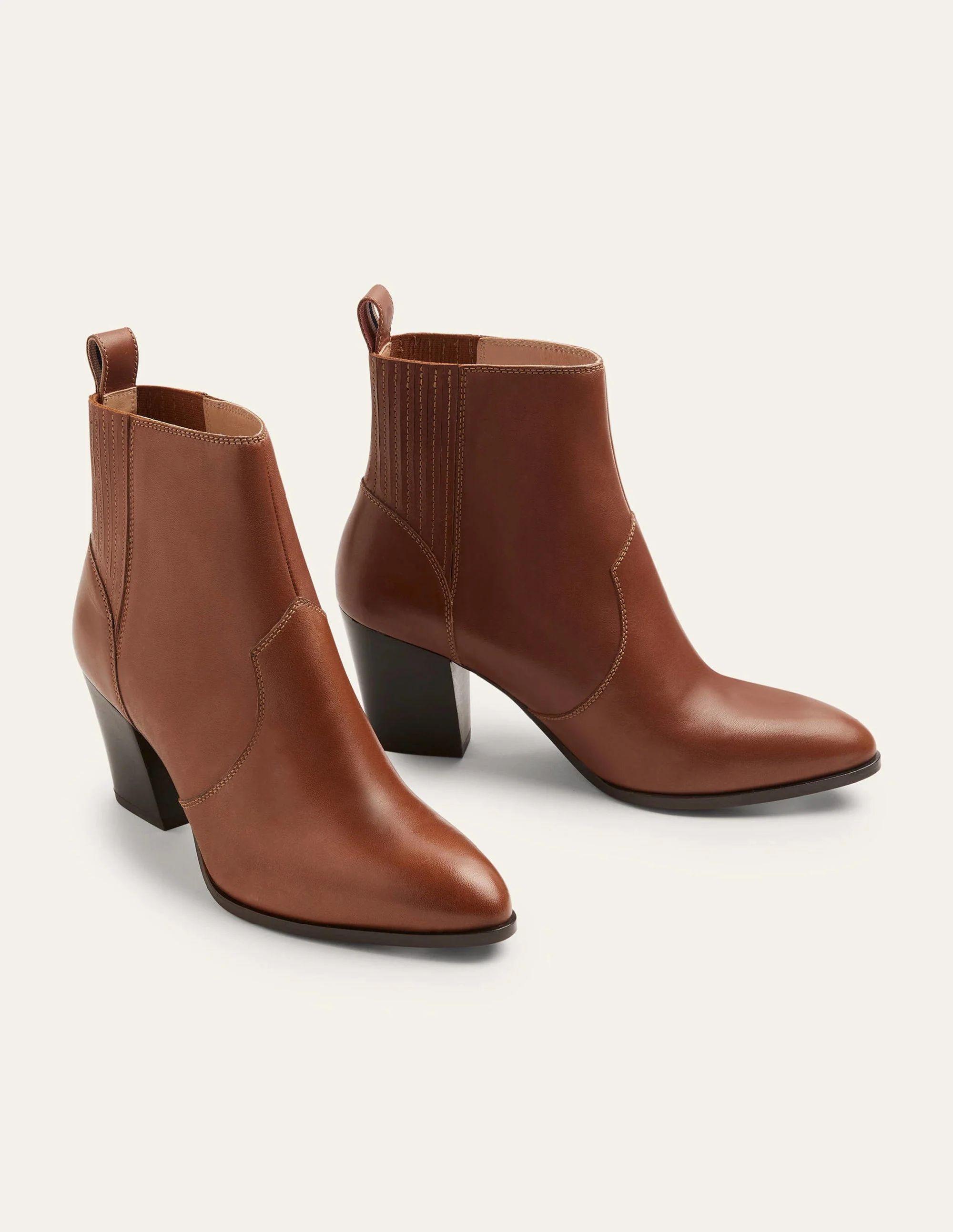 Western Ankle Boot-Tan - Image 2