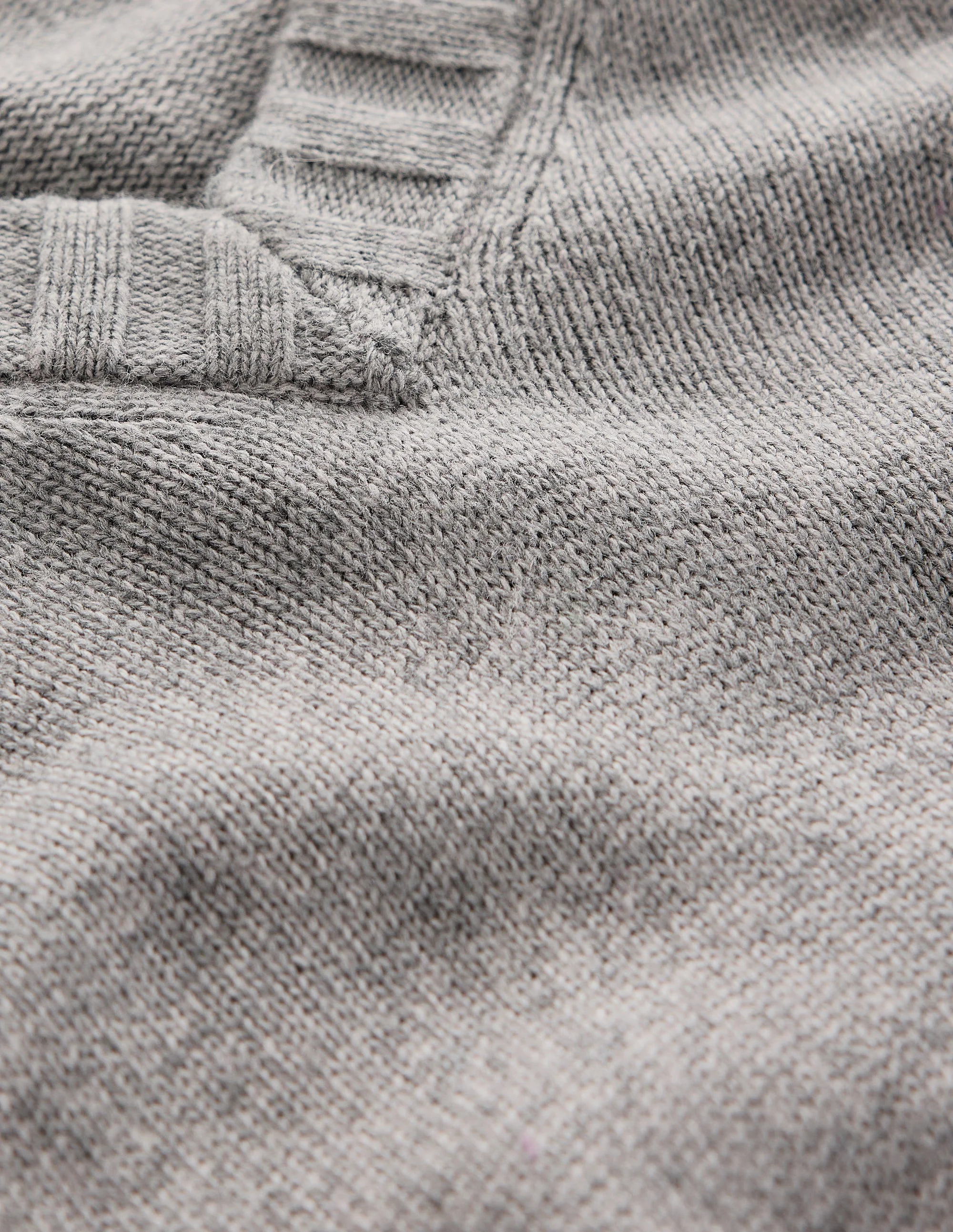 Zia Longline Sweater-Grey Melange - Image 7